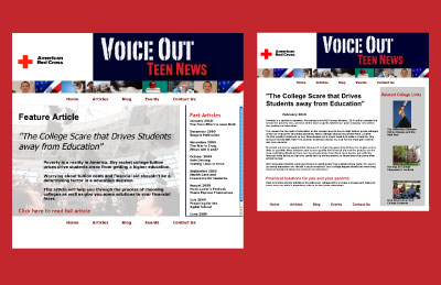 Voice out website